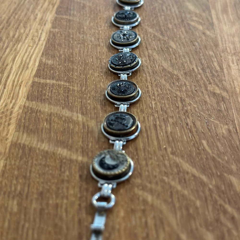 French Antique Button bracelet